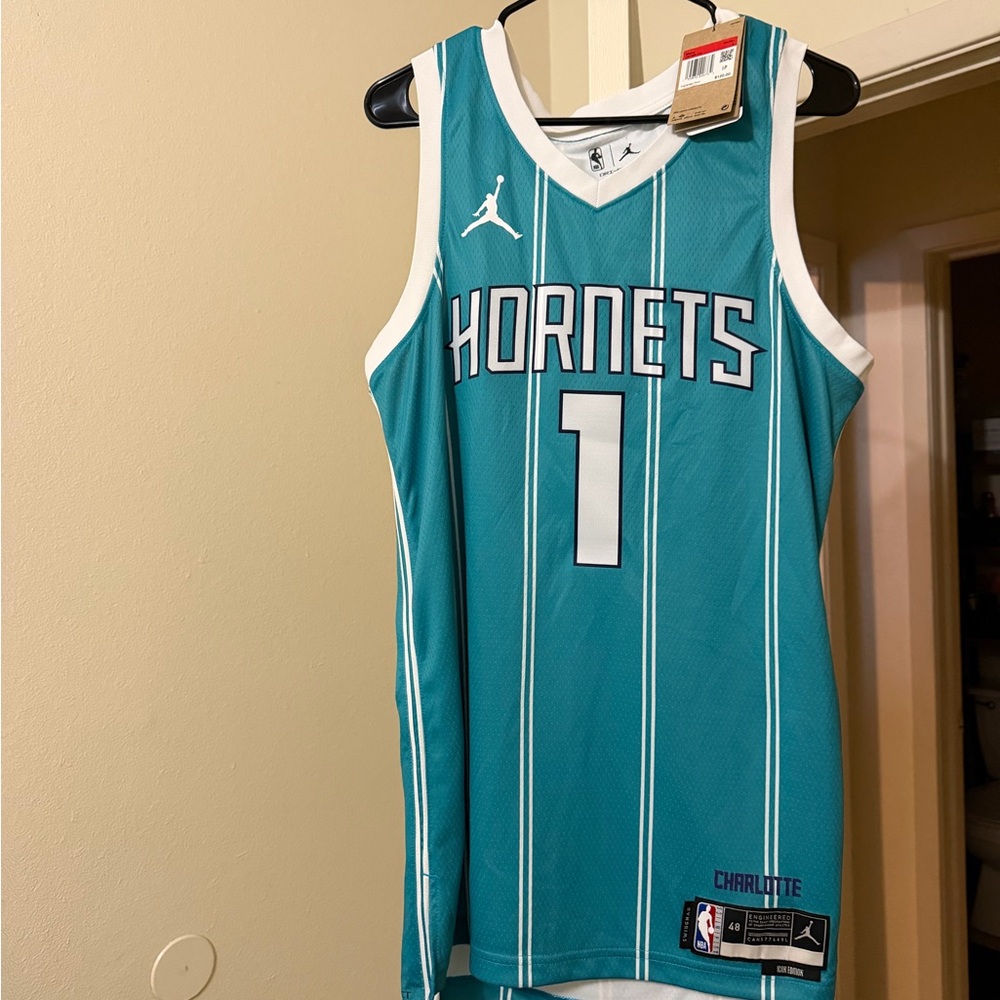 Brand New Jordan LaMelo Ball Charlotte Hornets Jersey